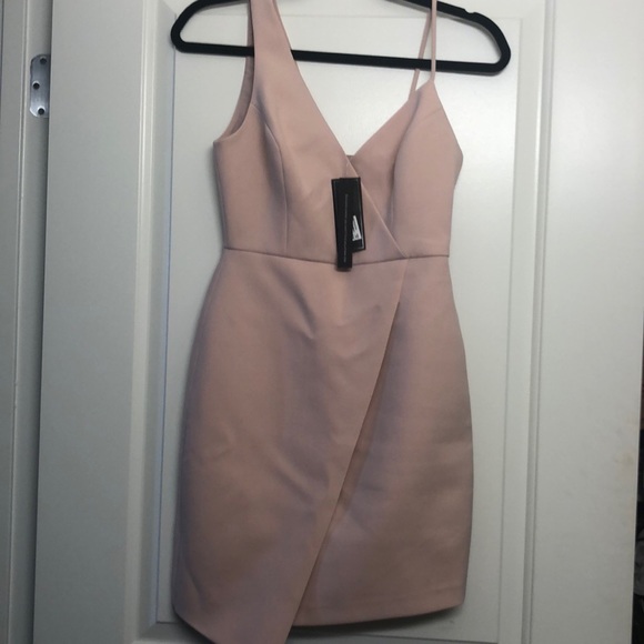 bcbg bare pink dress